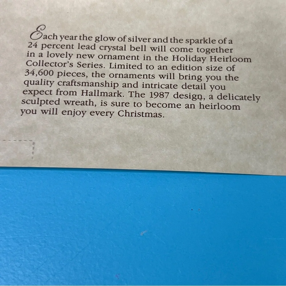 Hallmark first holiday